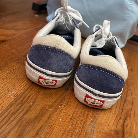 Vans Blue and White Sneakers - Picture 5 of 6